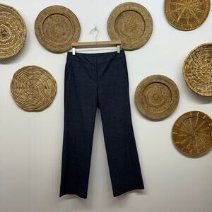 Ann Taylor Navy Blue Trousers Dress Pants 8 Business Professional Office